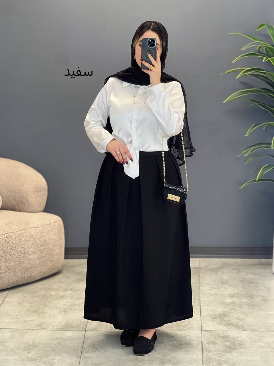 2054-شومیز ساتن