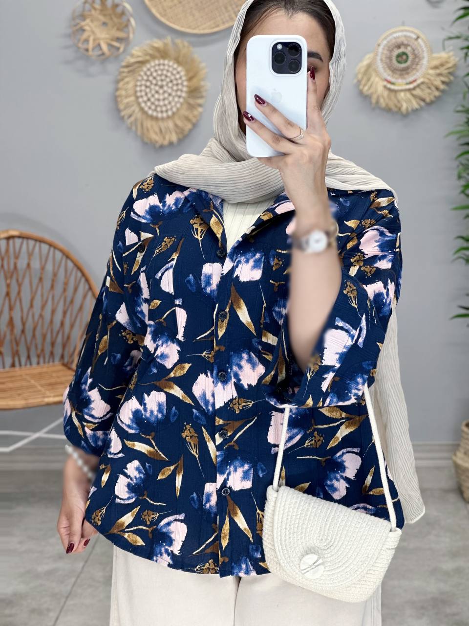 2055-شومیز گلشیفته