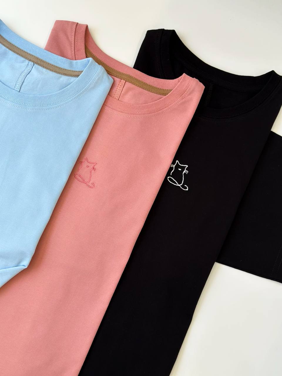 2057-تیشرت باکسی گربه