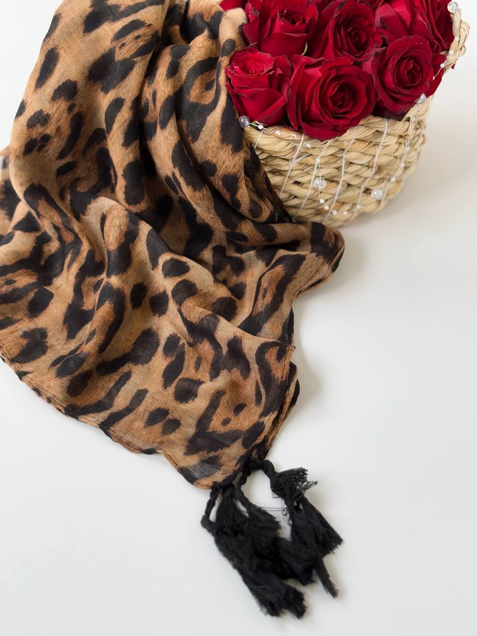 2059-شال نخی پلنگی