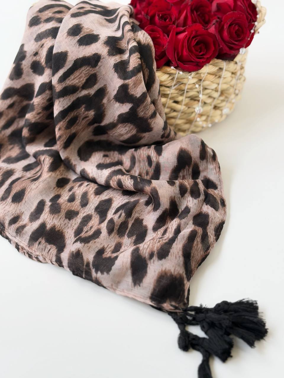 2059-شال نخی پلنگی