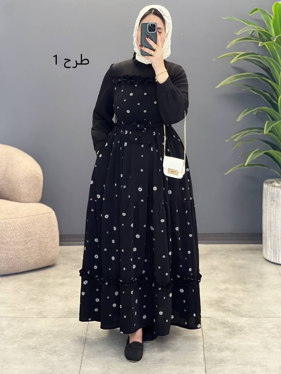 2062-پیراهن مزونی لاوین