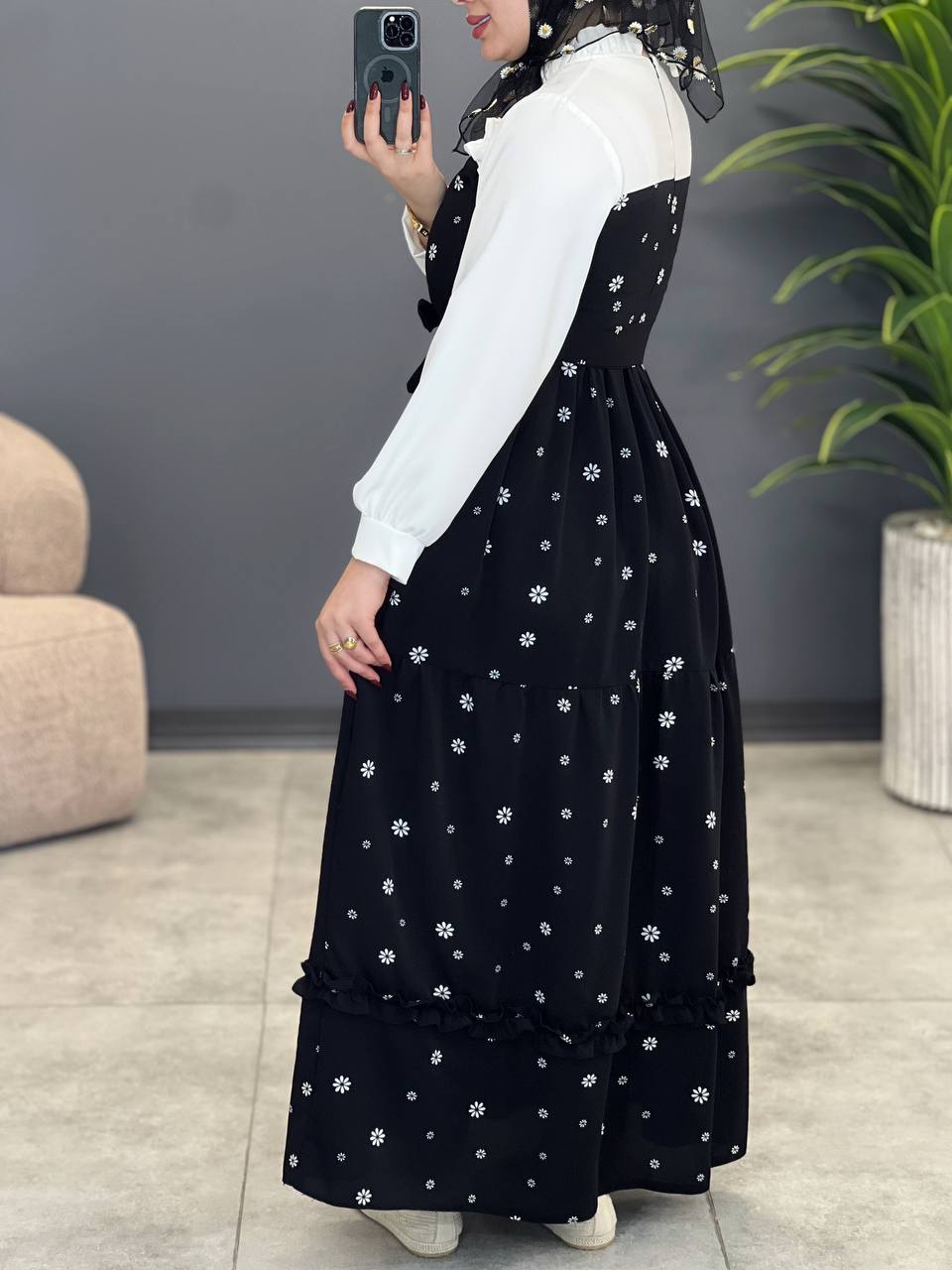 2062-پیراهن مزونی لاوین