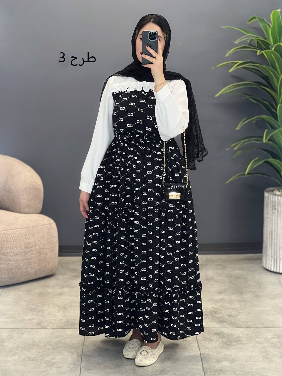 2062-پیراهن مزونی لاوین