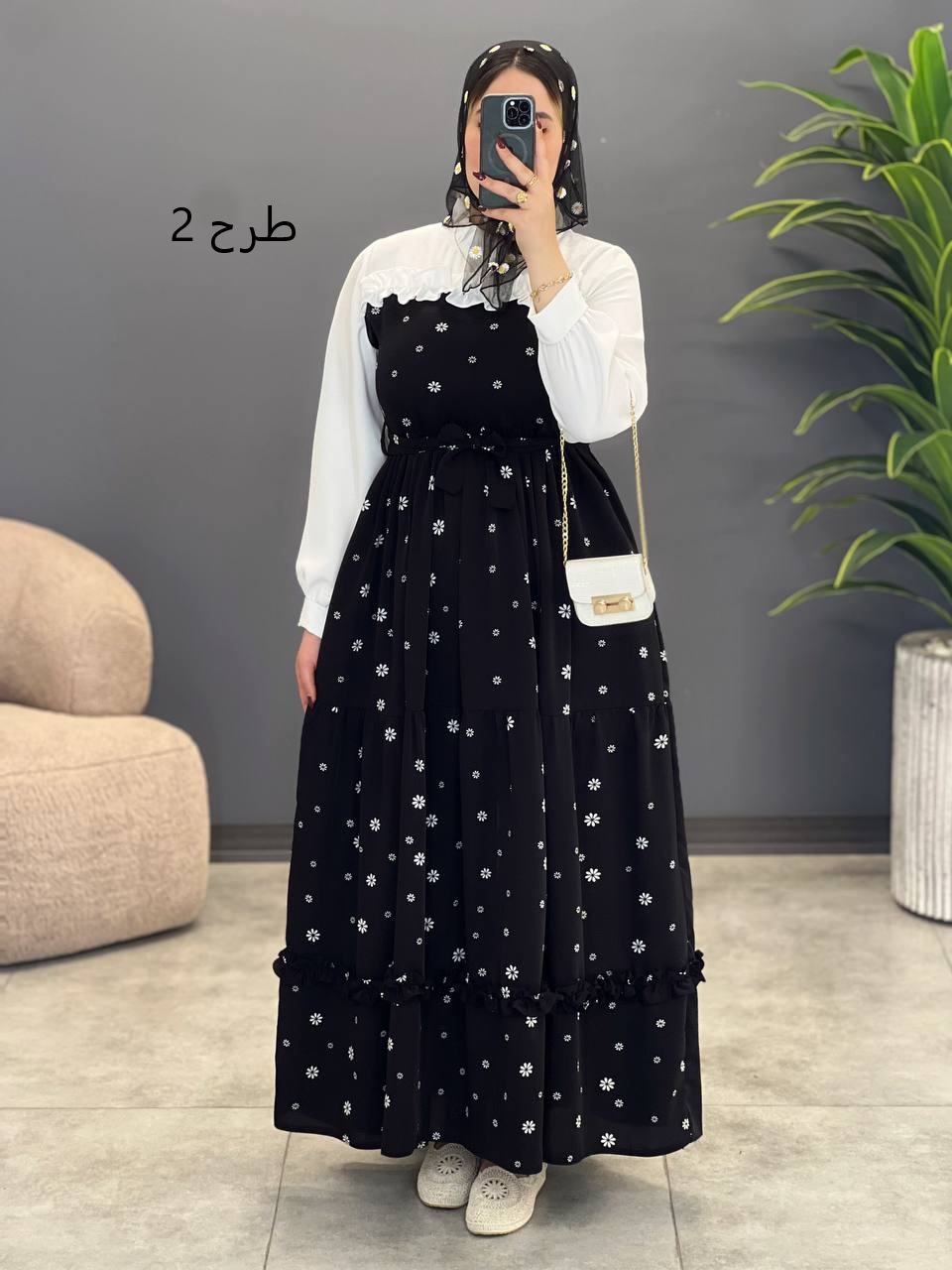 2062-پیراهن مزونی لاوین