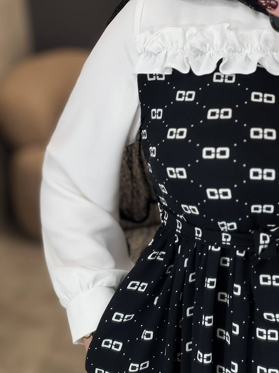 2062-پیراهن مزونی لاوین