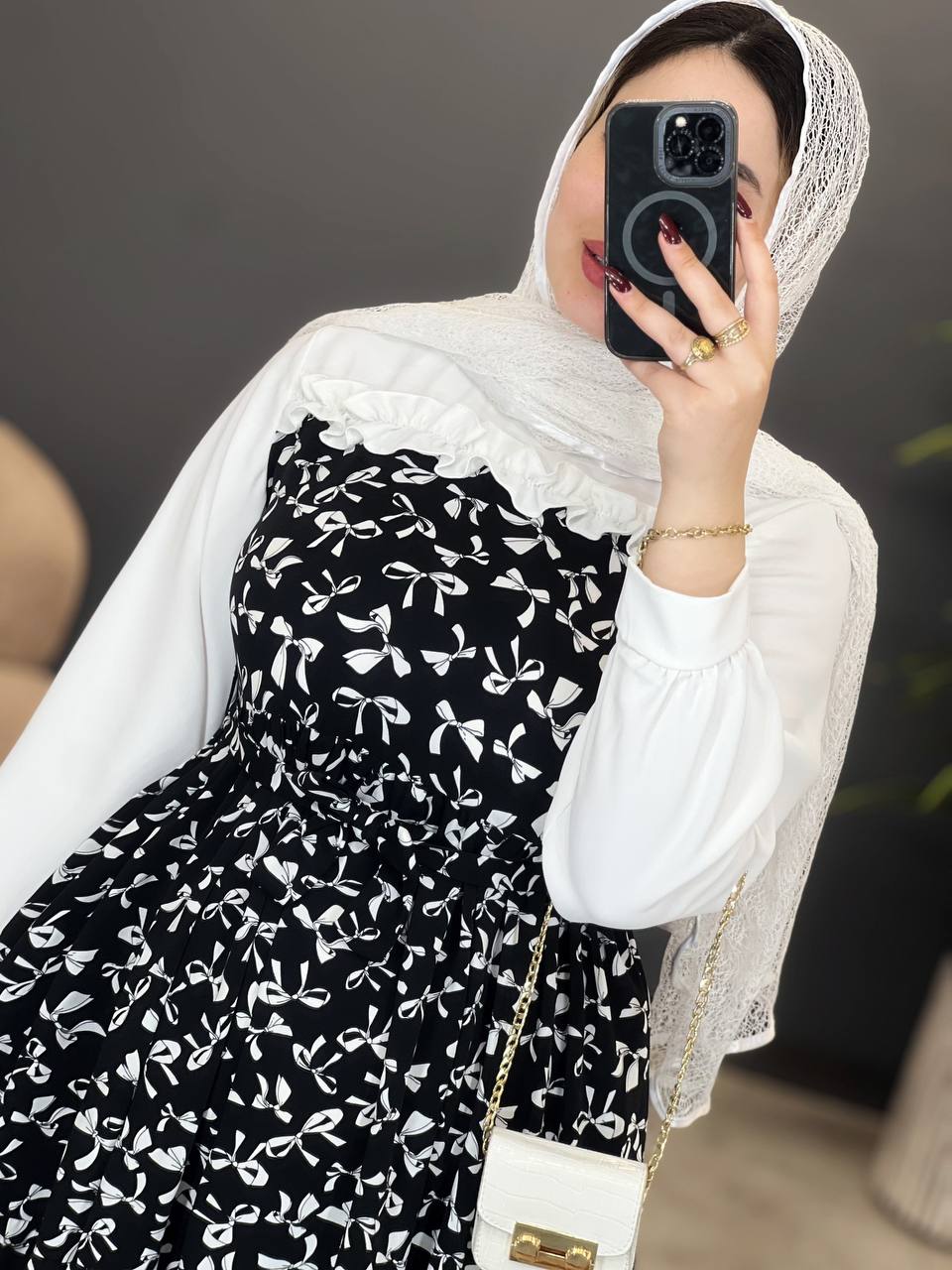 2062-پیراهن مزونی لاوین