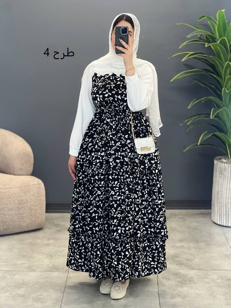 2062-پیراهن مزونی لاوین