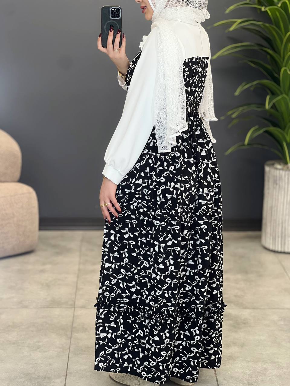 2062-پیراهن مزونی لاوین