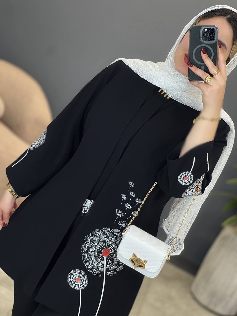 2063-مانتو گلدوزی ویدا