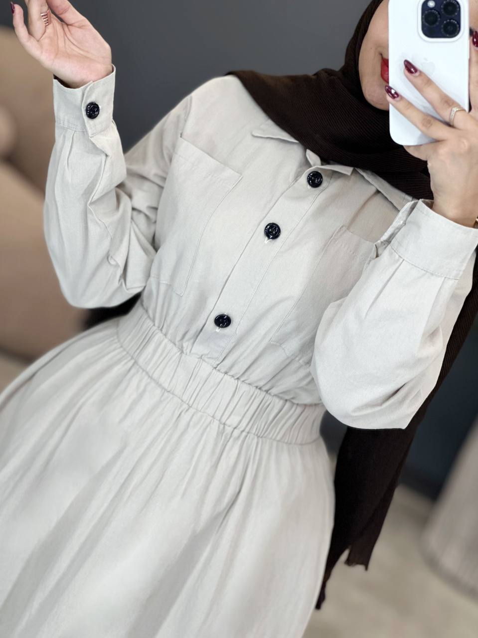 2065- مانتو بلند غزل