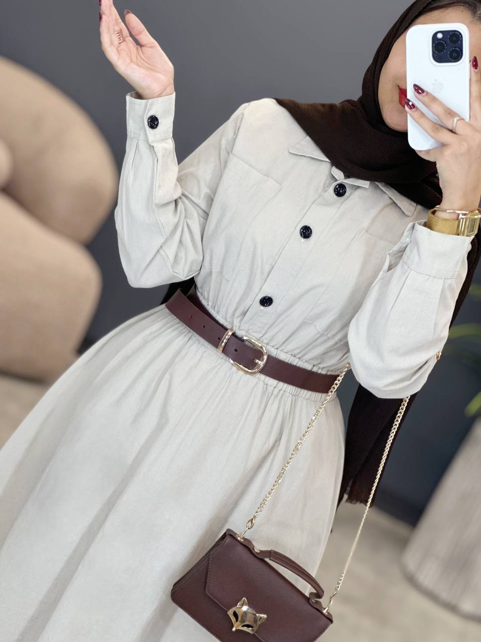 2065- مانتو بلند غزل