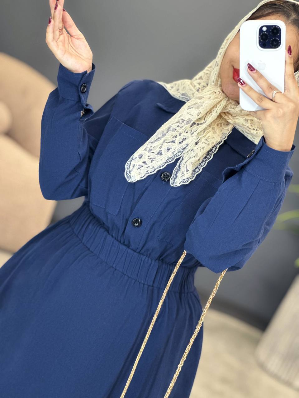 2065- مانتو بلند غزل