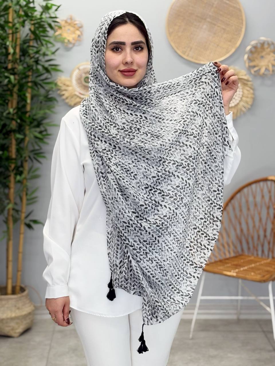 2068-شال طرحدار ژابیز