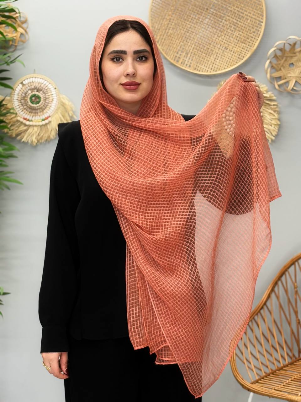 2069-شال چهارخونه نیکو