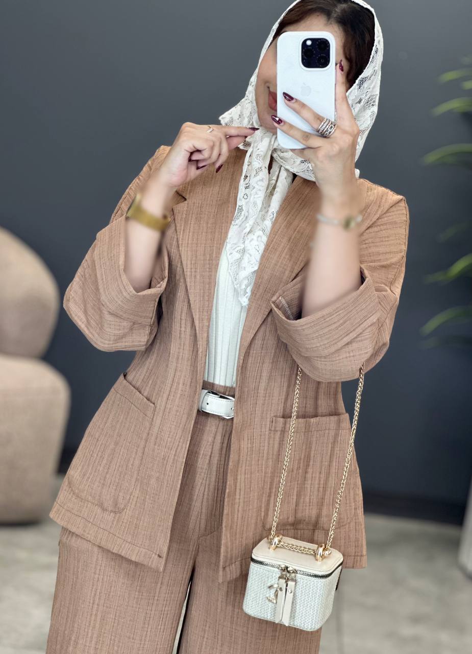 2076-کت و شلوار ترگل