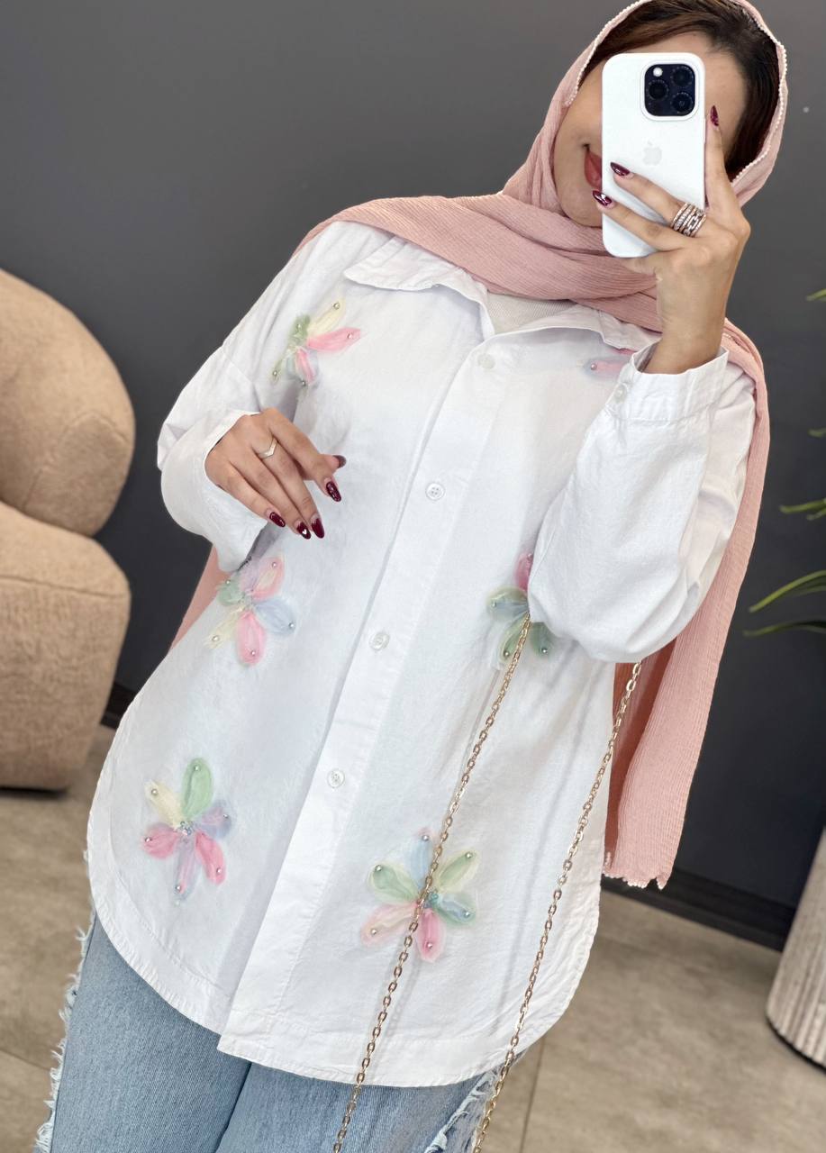 2090-کت کتان شکوفه