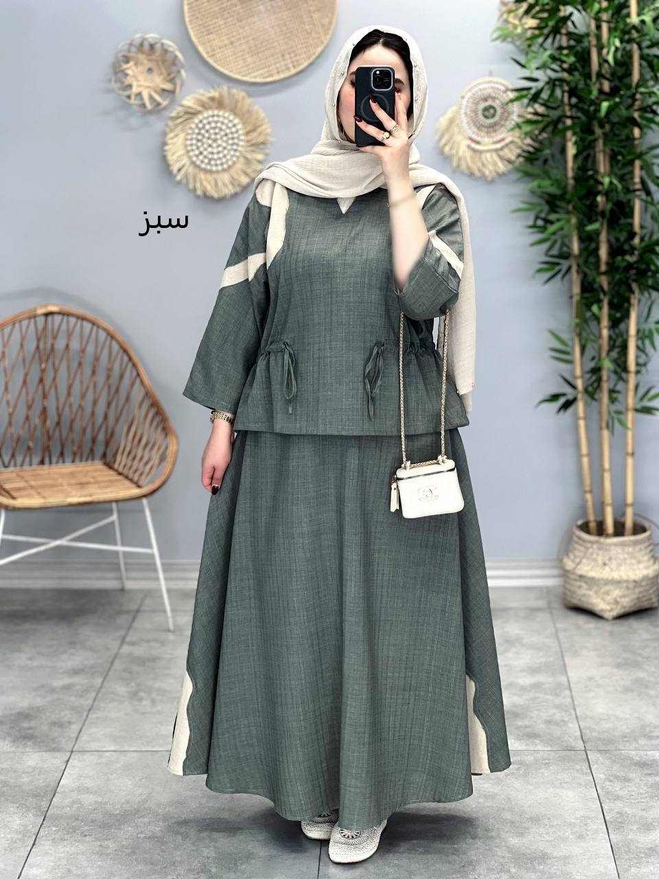 3012-شومیز و دامن نازی