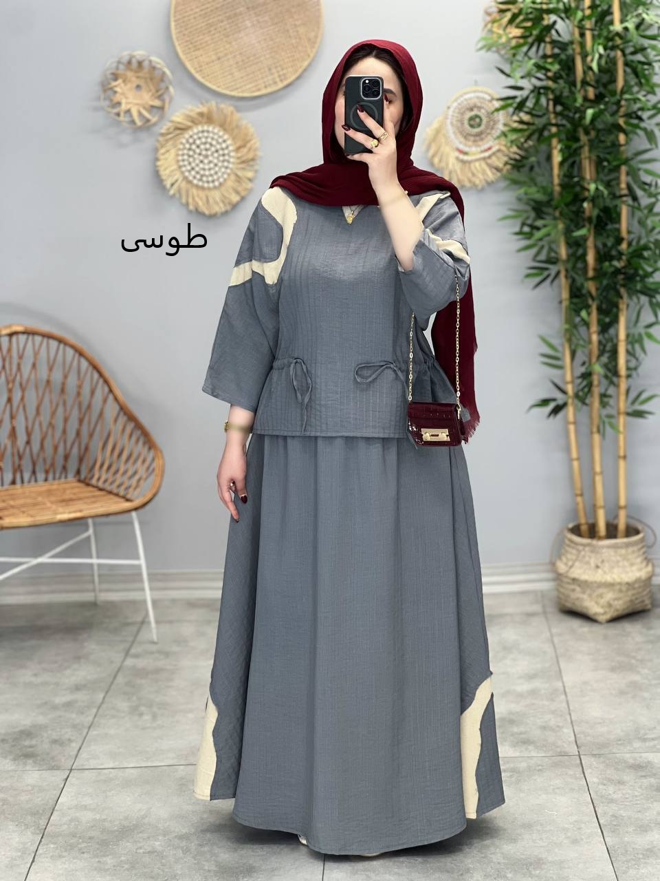 3012-شومیز و دامن نازی