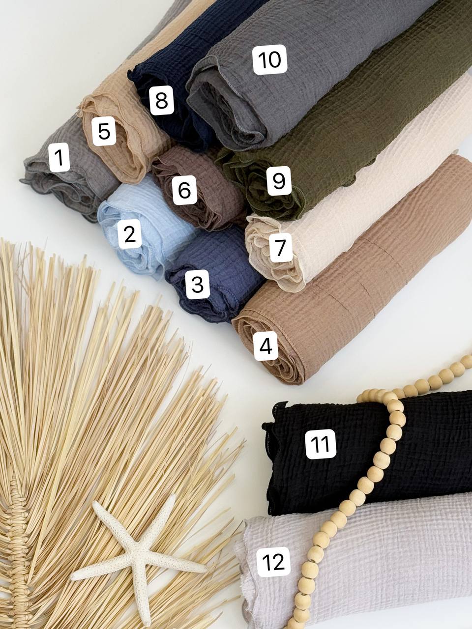 3024-شال پلیسه دور سوفی