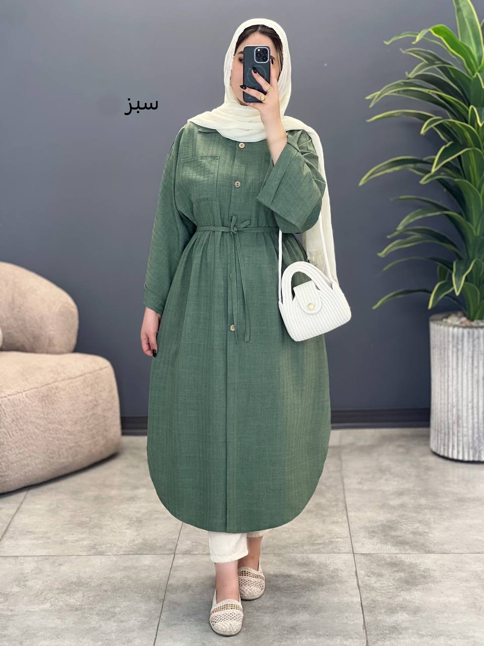 3028-مانتو بلند هانا