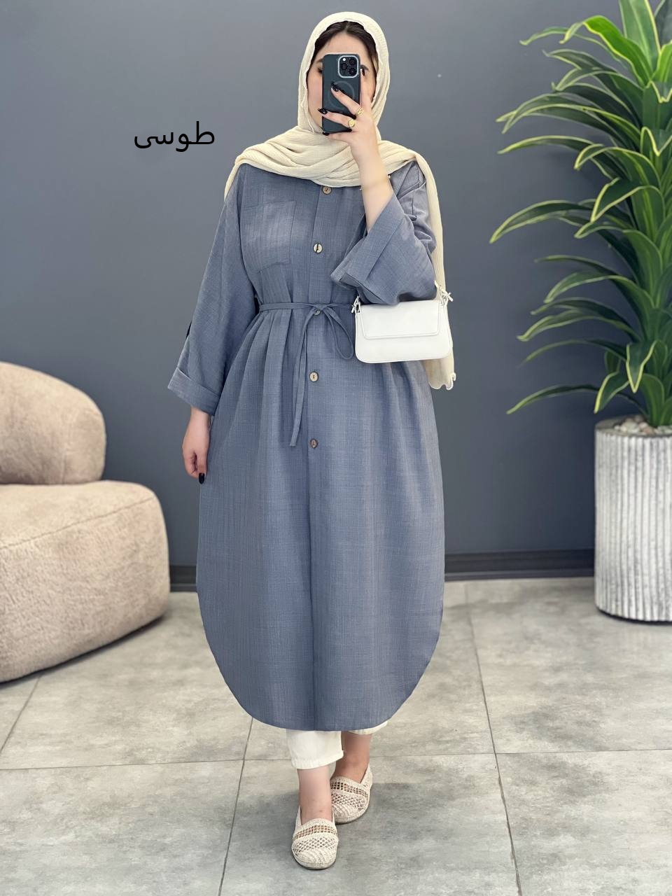 3028-مانتو بلند هانا