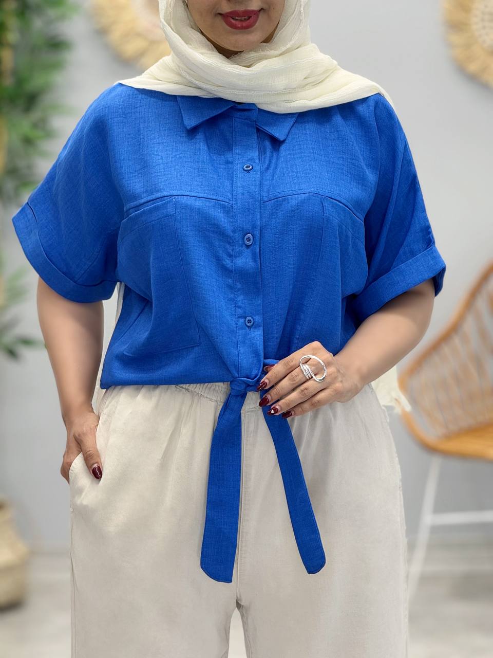 3031-شومیز گره ای تارا