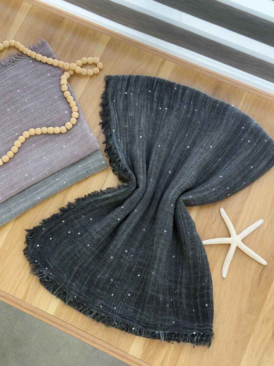 3040-شال کنف پولکی