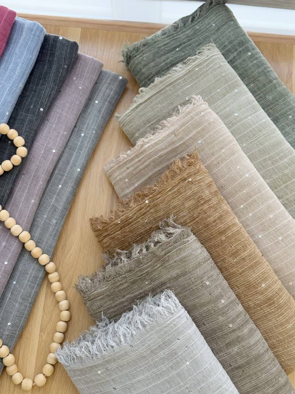 3040-شال کنف پولکی