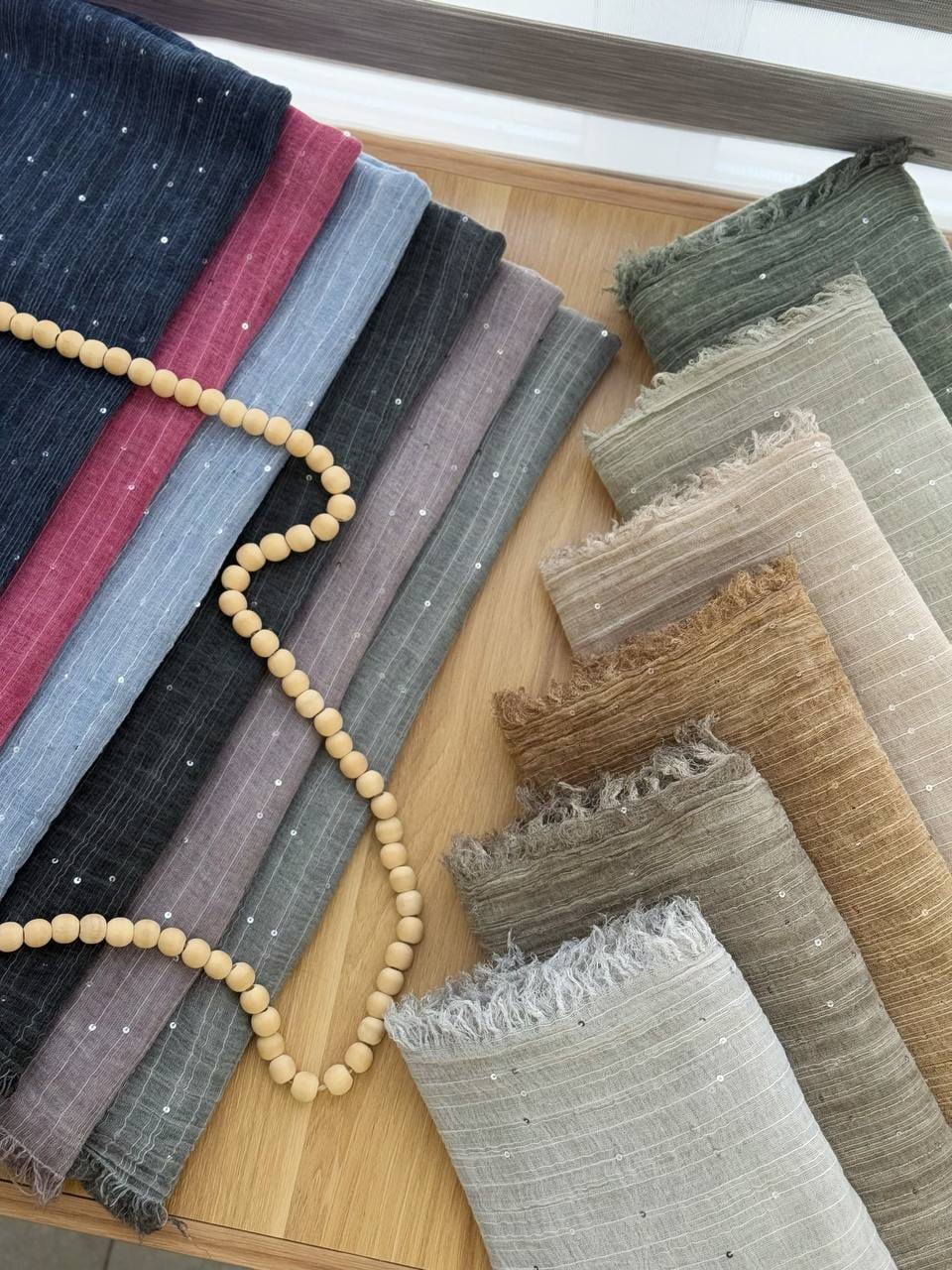 3040-شال کنف پولکی