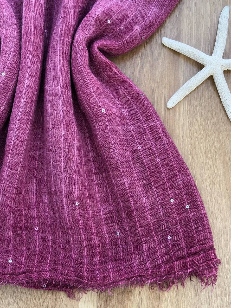 3040-شال کنف پولکی