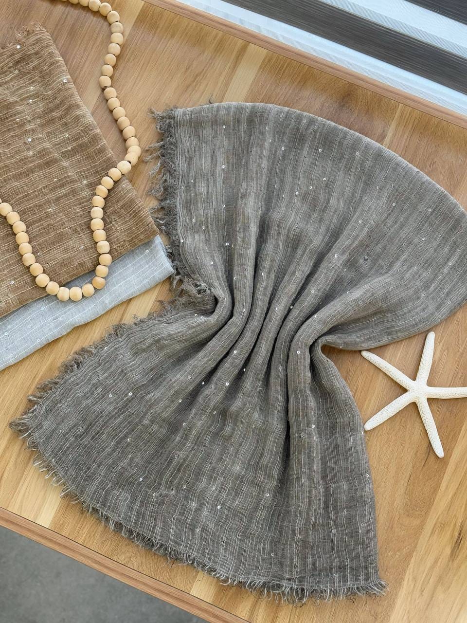 3040-شال کنف پولکی