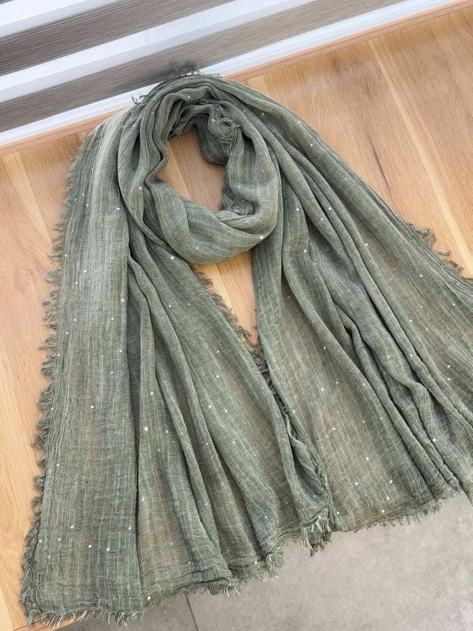 3040-شال کنف پولکی