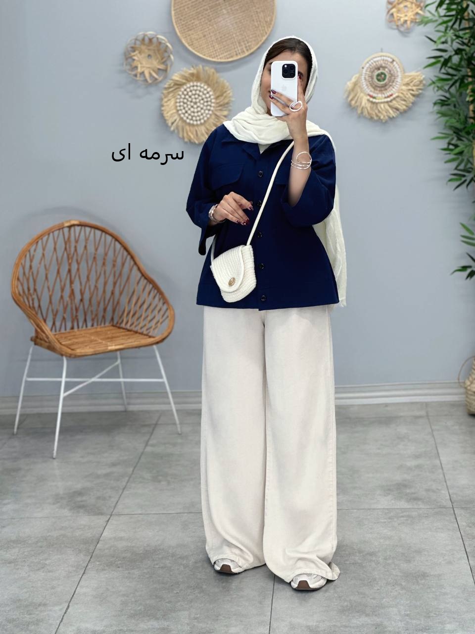 3041-کت لینن ملیکا