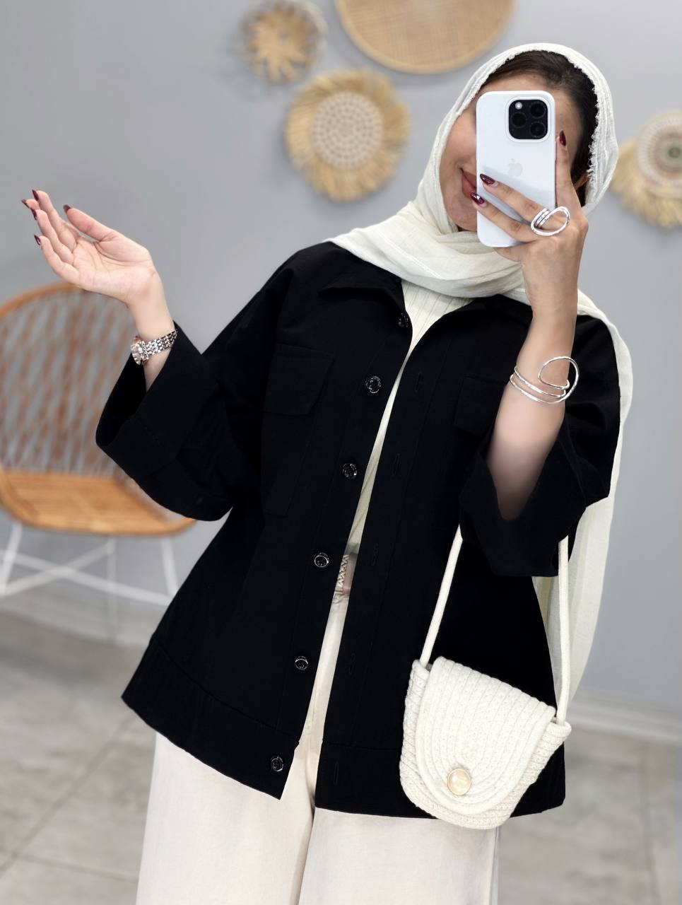 3041-کت لینن ملیکا