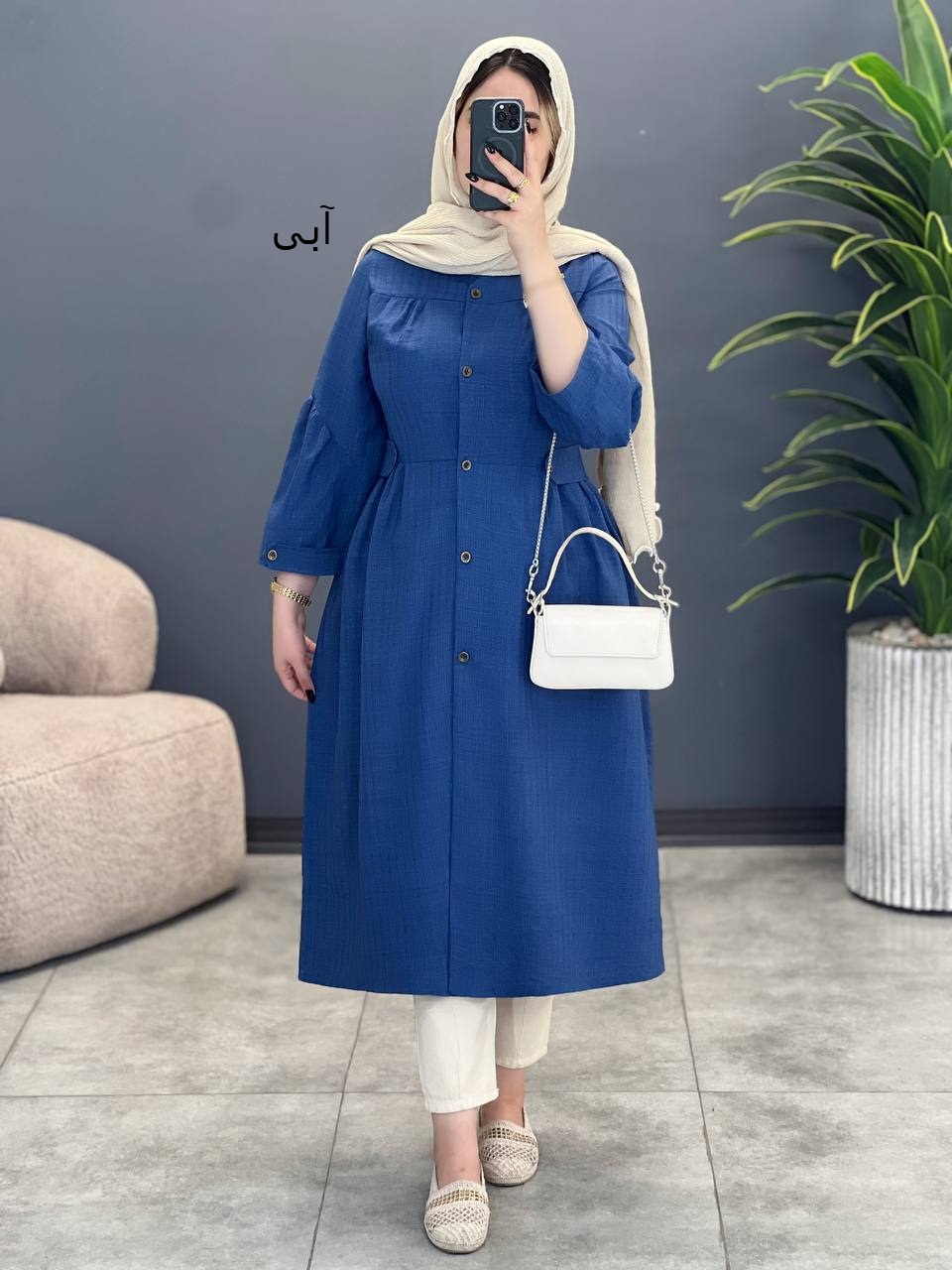 3043-مانتو بلند پارمین