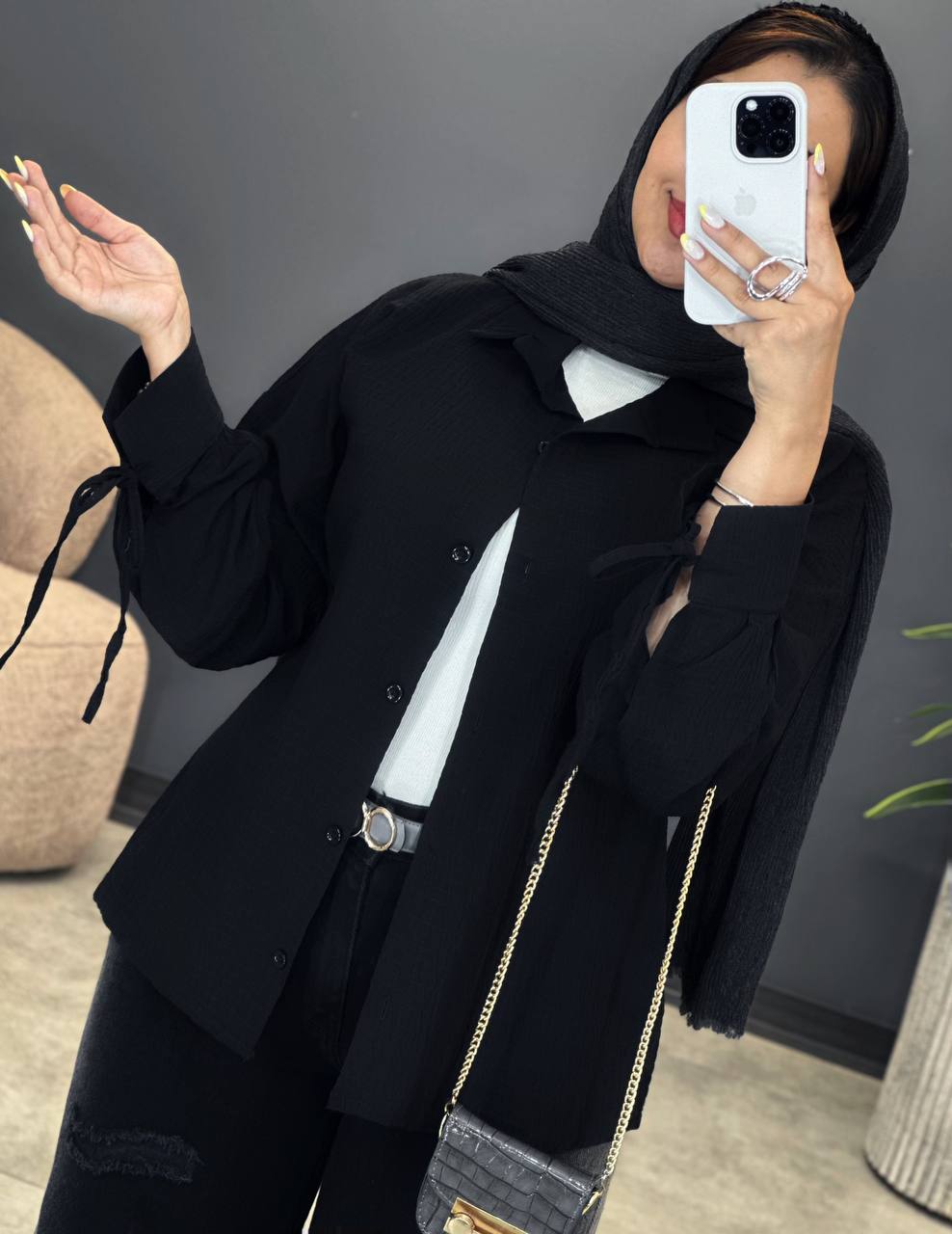 3046-شومیز بندی اطلس