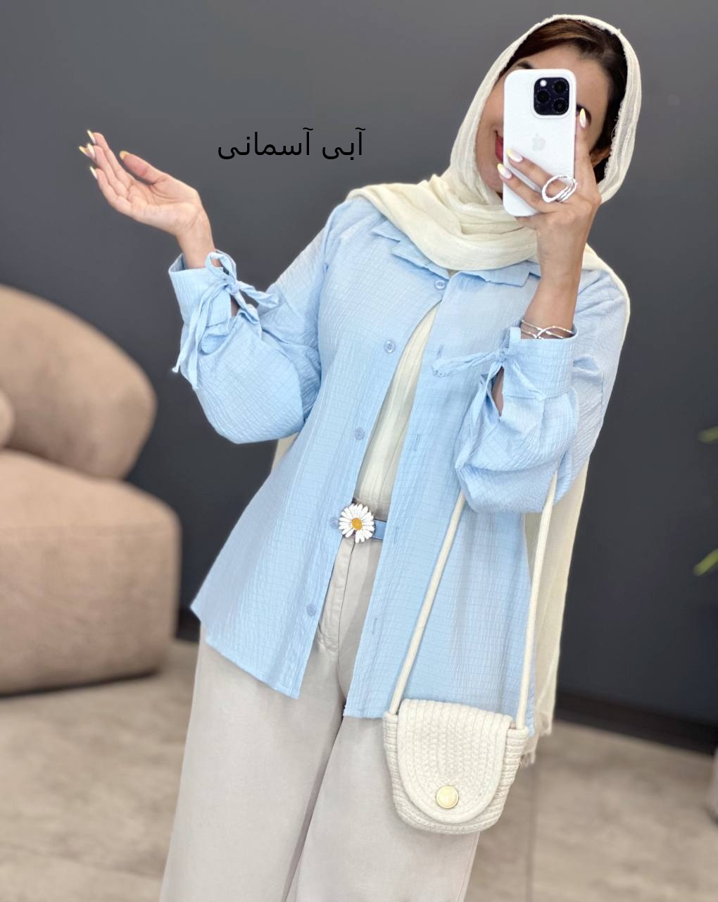 3046-شومیز بندی اطلس