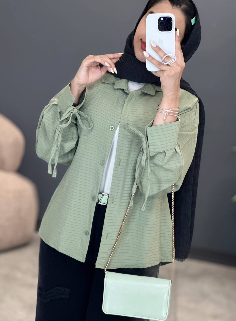 3046-شومیز بندی اطلس