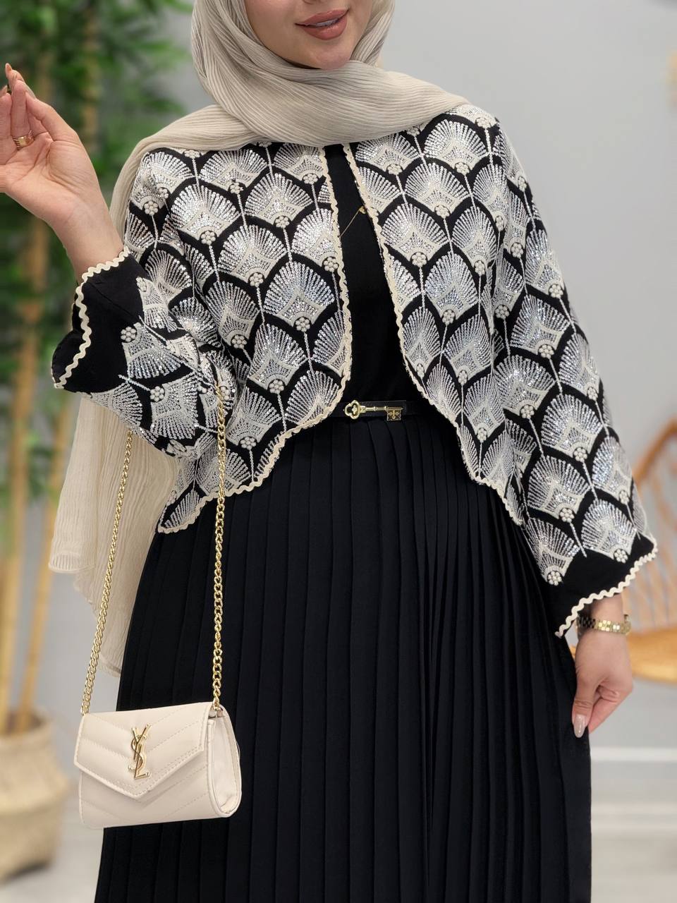 3050-کت و سارافن شاپرک(ویژه محرم)