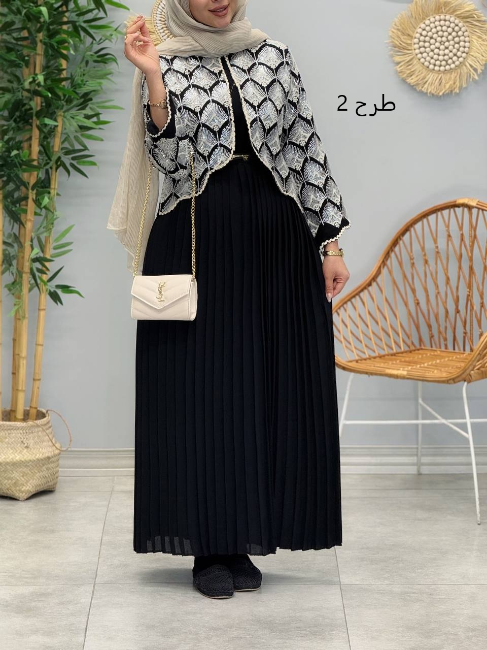 3050-کت و سارافن شاپرک(ویژه محرم)