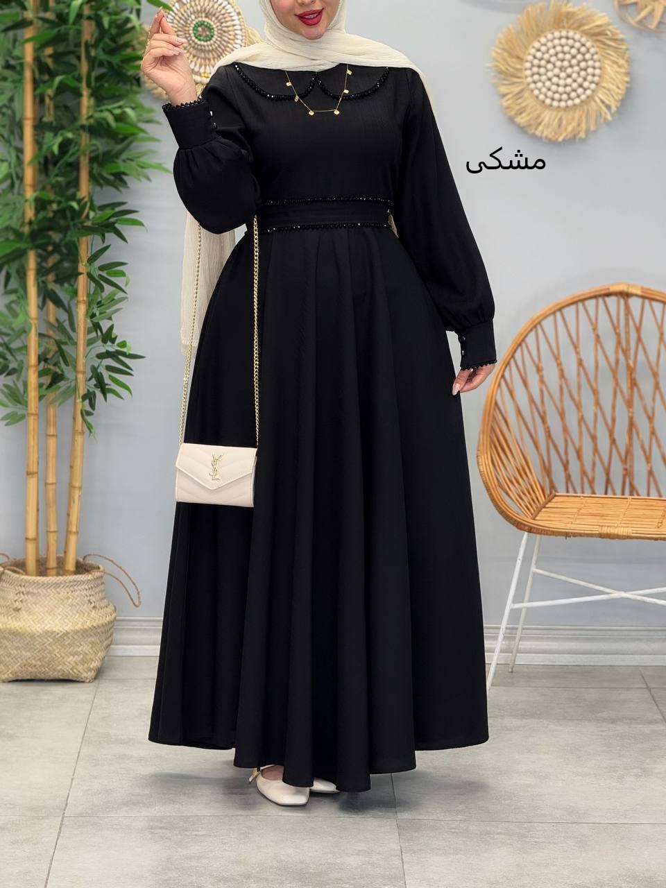 3053-پیراهن مزونی شارلوت