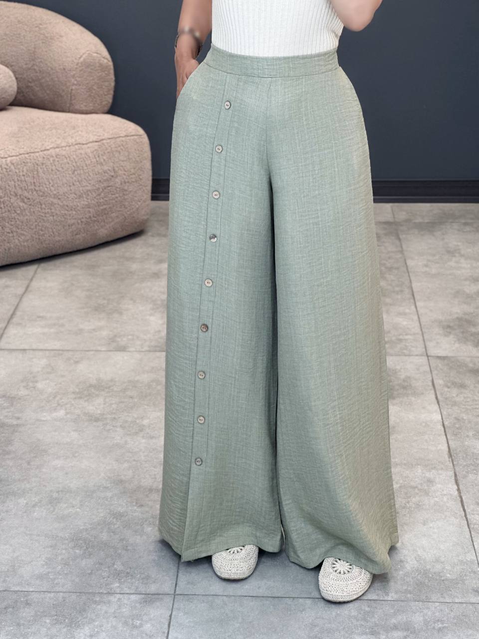 3054-ست آبرنگی دکمه چوبی