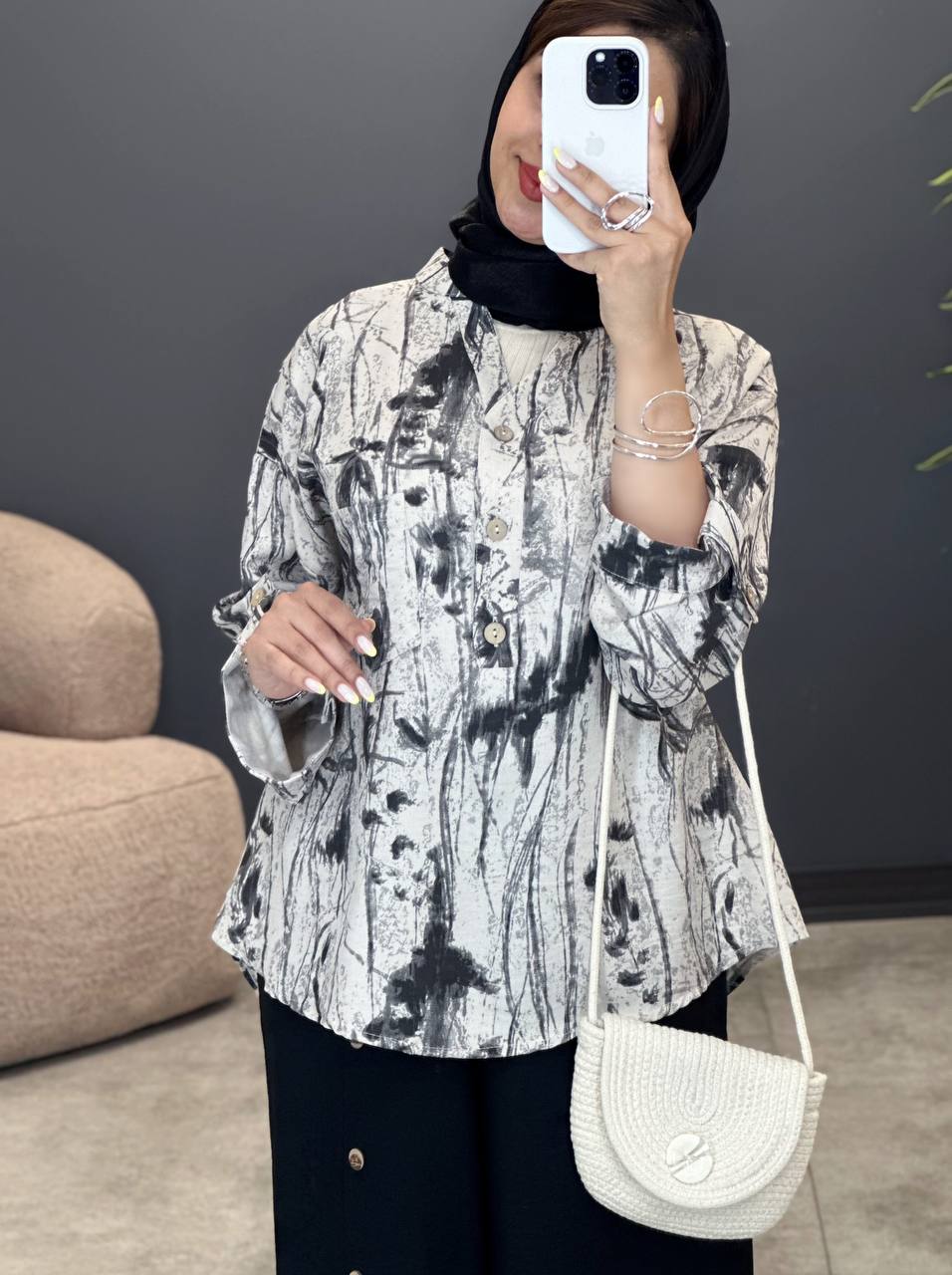 3054-ست آبرنگی دکمه چوبی