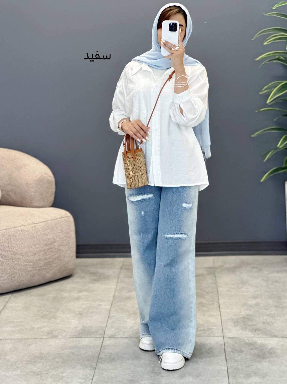 3055-شومیز نارین