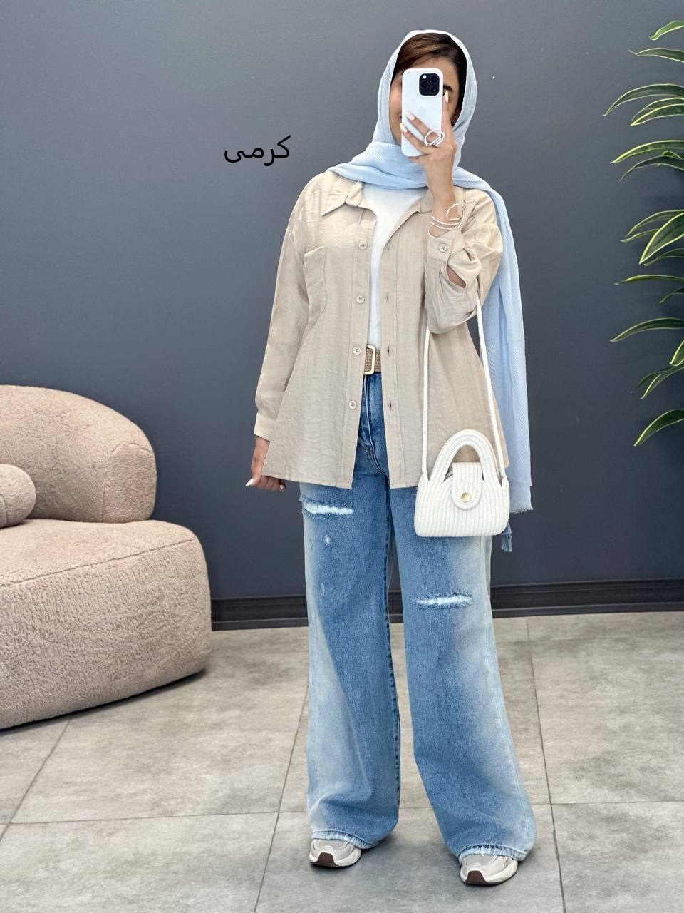 3055-شومیز نارین