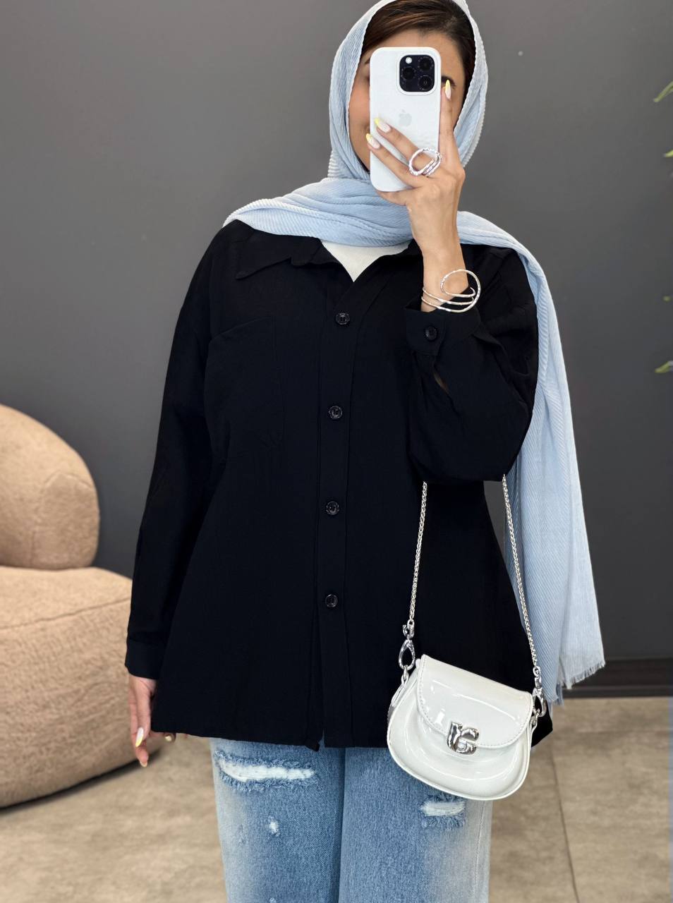 3055-شومیز نارین