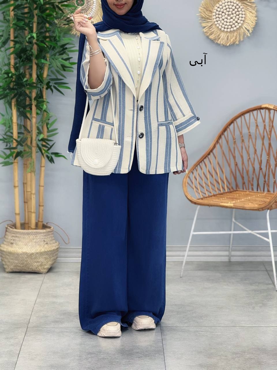 3062-کت کنفی راه راه