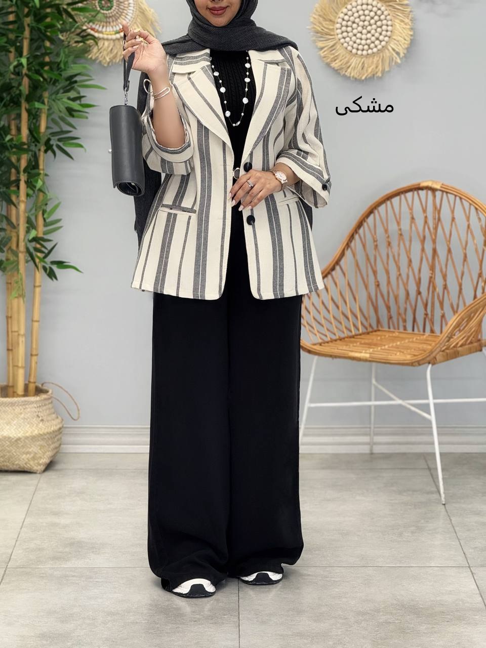 3062-کت کنفی راه راه