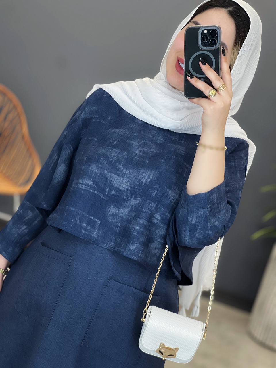 3065-کت و سارافن پروانه